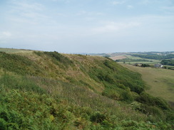 P20108080096	Heading west from Merry Hill towards Abbotsbury.