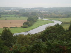 P20109130054	Looking down over the Avon from Castle Hill.