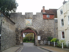 P2010A180068	The gateway leading out of Cathedral Close.