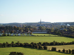 P2010A250136	Salisbury Cathedral viewed from the ramparts of Old Sarum.