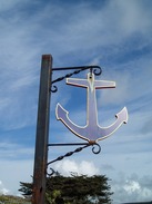 P2010A300265	The Anchor Inn sign, Seatown.