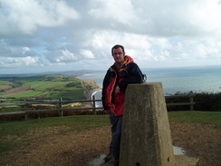 P2010A300286	Myself at the summit of Golden Cap.