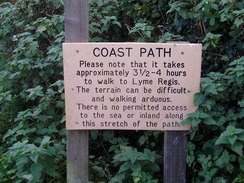 P2010B060168	A coast path information sign.