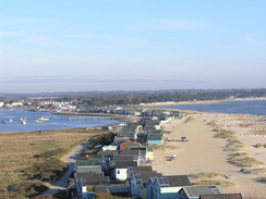 P2010B290846	The mouth of Christchurch Harbour viewed from Hengistbury Head.