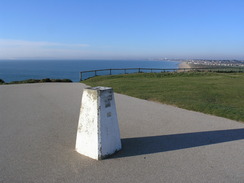 P2010B290866	Hengistbury Head trig pillar.