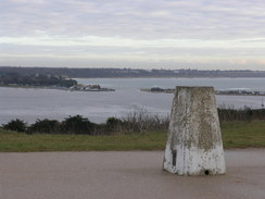 P20111021216	Hengistbury Head trig pillar.