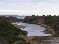 P20111021222	The old quarry on Hengistbury Head.