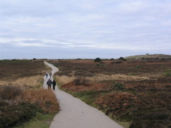 P20111021224	Heading east along Hengistbury Head.