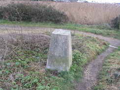 P20111021310	Stanpit Marsh trig pillar.