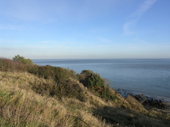 P20111191717	The view out to sea from near Bonchurch.