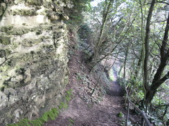 P20111201797	The path up the cliffs above St Lawrence.