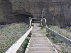 P20111201852	Steps leading down into Whale Chine.