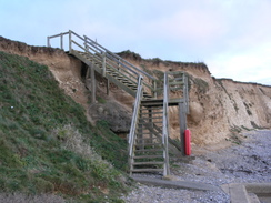 P20111201976	Steps leading down into Freshwater Bay.