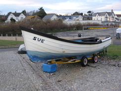 P20111201977	A boat at Freshwater Bay.