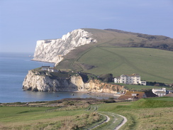 P20111242073	Tennyson Down viewed over Freshwater Bay.