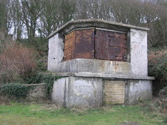 P20111242210	A WWII bunker near Colwell Chine.