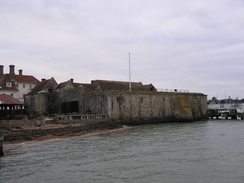 P20111242241	Yarmouth castle viewed from Yarmouth pier.