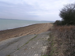 P20111272307	The beach at Hamstead Ledge.