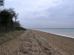 P20111272316	The beach at Hamstead Point.