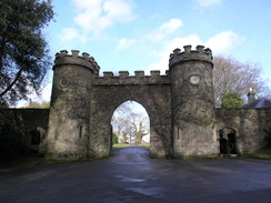 P20112032776	The gateway leading towards Stourhead House.