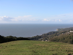 P20112142813	The view out to sea from St Boniface Down.