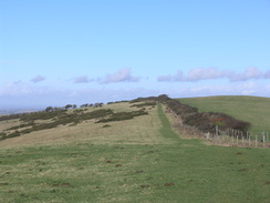 P20112142853	Heading north along Luccombe Down.