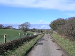 P20112142909	Heading northwestwards from Appuldurcombe Park.