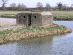 P201120113143140	A pillbox south of Dimmock's Cote bridge.