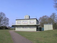 P20113283760	An old aircraft control tower on Martlesham Heath.