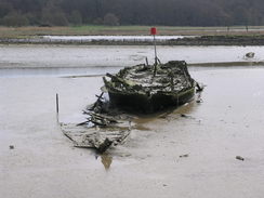 P20113283841	An old hulk in the Deben.