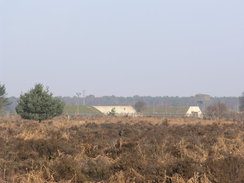 P20113293901	The view across to bunkers at RAF Woodbridge.