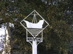 P20114084414	Dunwich village sign.
