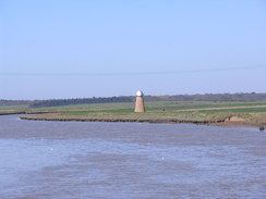 P20114084481	A view from the footbridge over the Blyth in Southwold.