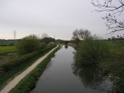 P20114134630	The view along the canal from Longmoor Bridge.