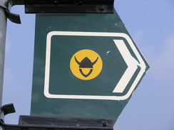 P20114184841	A Viking Way sign.