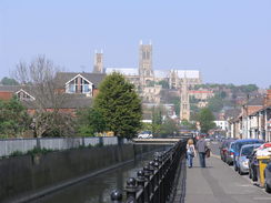 P20114195128	Heading towards the centre of Lincoln.