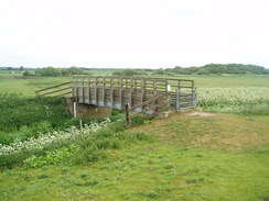 P20115160140	The footbridge over Barlings Eau.