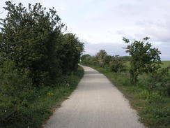 P20115175636	Heading northeast along the old railway path towards Horncastle.