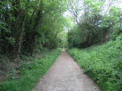 P20115175718	Heading southwestwards along the old railway line towards Woodhall Spa.