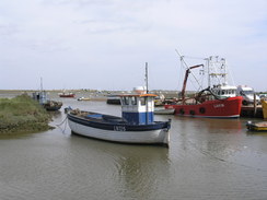 P20115235975	Boats at Brancaster Staithe.