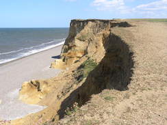 P20115246305	Following the cliffs east from Weybourne.