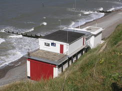 P20115246339	Looking down over the lifeboat station in Sheringham.