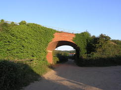 P20115256371	The railway bridge on the Cromer Curve.