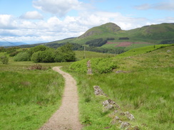 P2011DSC00073	The path leading north from Easter Carbeth.