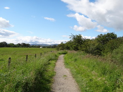 P2011DSC00092	Heading north along the course of the Blane Valley Railway from Dumgoyne.