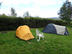 P2011DSC00100	My tent at Easter Drumquhassle Farm. 