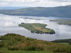 P2011DSC00147	Looking down over the southern end of Loch Lomond.