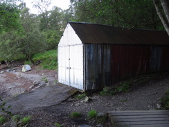 P2011DSC00289	A boathouse near Inversnaid.