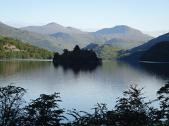 P2011DSC00307	A view over Loch Lomond.