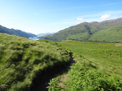 P2011DSC00352	Following the path northwards towards Inverarnan.